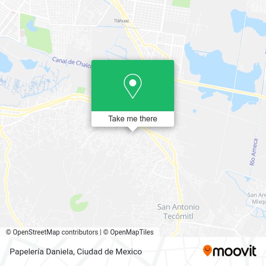 Papelería Daniela map