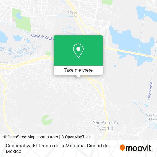Cooperativa El Tesoro de la Montaña map