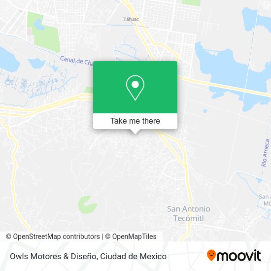 Mapa de Owls Motores & Diseño