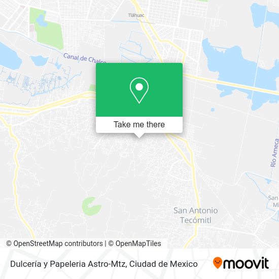 Dulcería y Papeleria Astro-Mtz map