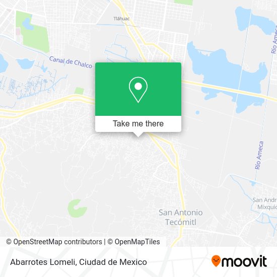Mapa de Abarrotes Lomeli