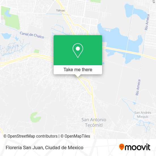 Mapa de Florería San Juan