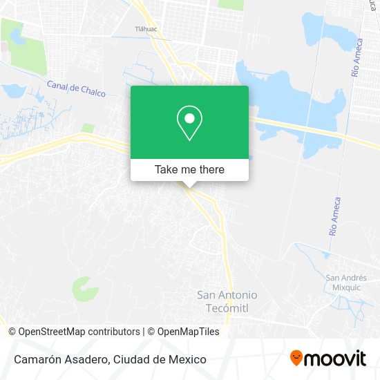 Camarón Asadero map