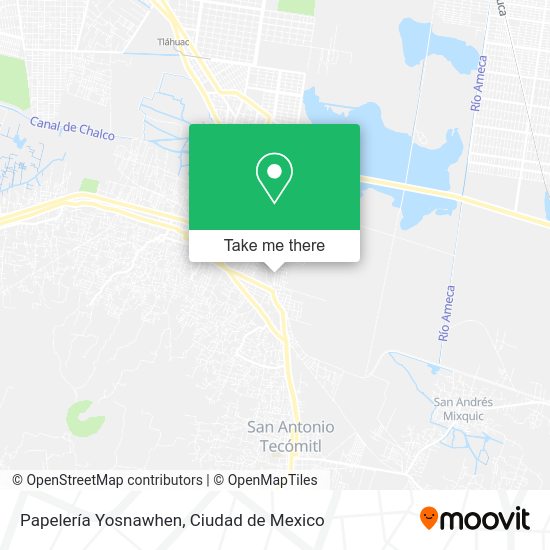 Papelería Yosnawhen map