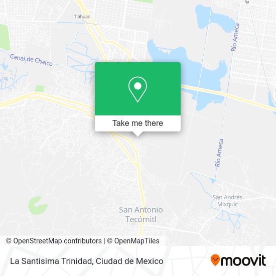 La Santisima Trinidad map