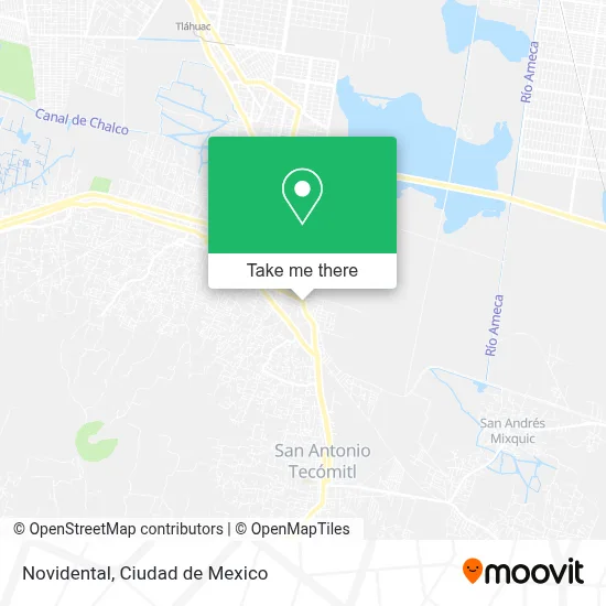 Novidental map