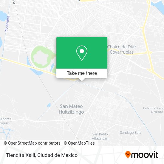 Mapa de Tiendita Xalli