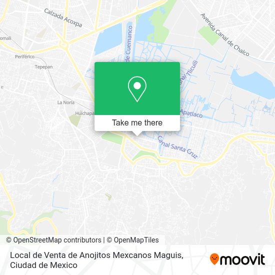 Local de Venta de Anojitos Mexcanos Maguis map