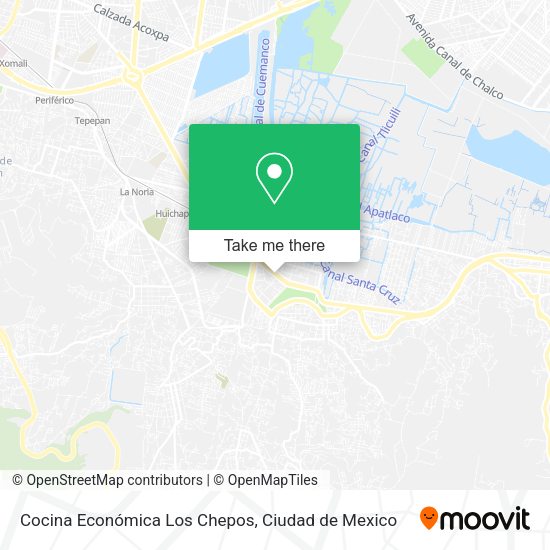Cocina Económica Los Chepos map