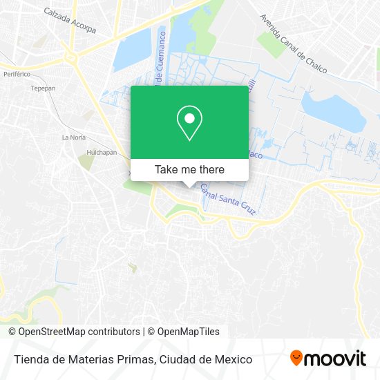 Tienda de Materias Primas map