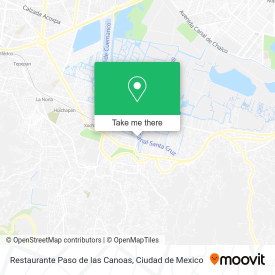Restaurante Paso de las Canoas map