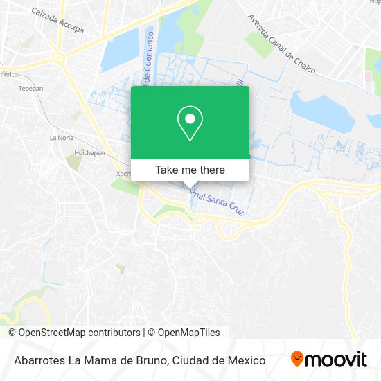 Mapa de Abarrotes La Mama de Bruno