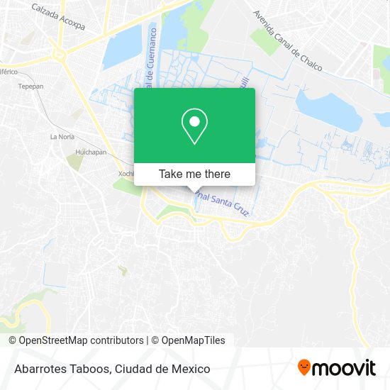 Abarrotes Taboos map