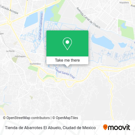Mapa de Tienda de Abarrotes El Abuelo