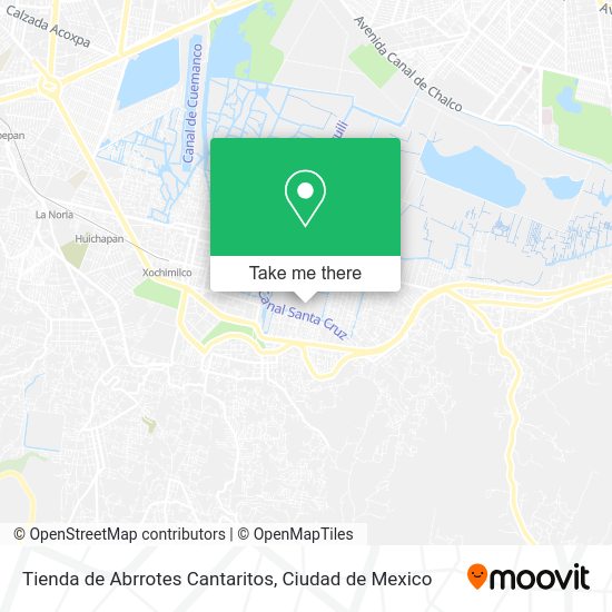 Mapa de Tienda de Abrrotes Cantaritos