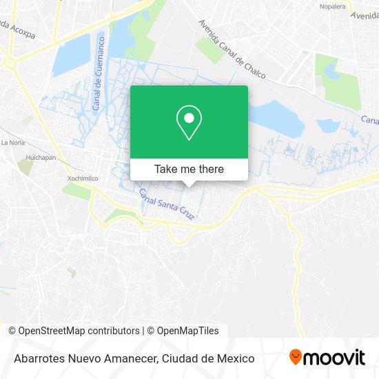 Mapa de Abarrotes Nuevo Amanecer