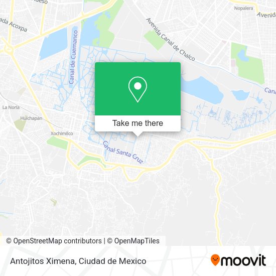 Antojitos Ximena map
