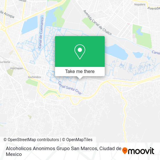 Alcoholicos Anonimos Grupo San Marcos map
