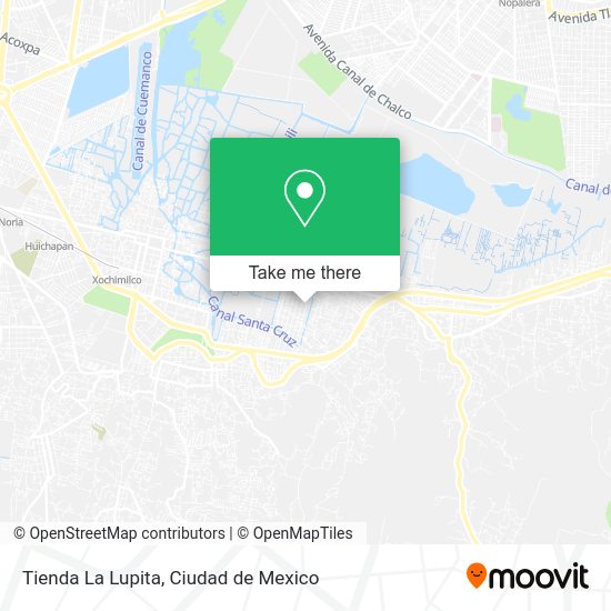 Mapa de Tienda La Lupita