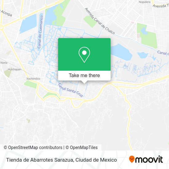 Mapa de Tienda de Abarrotes Sarazua