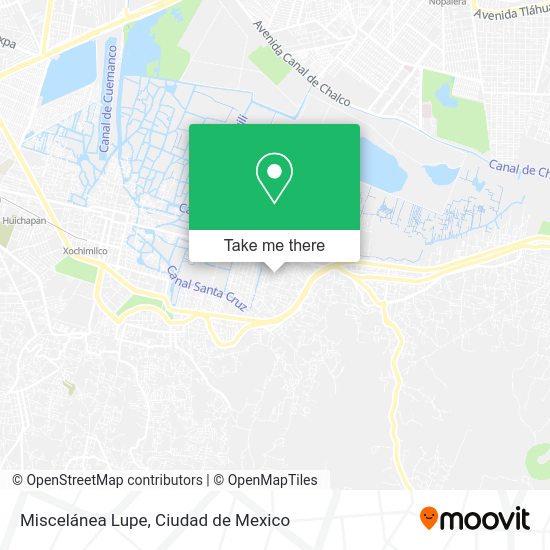 Mapa de Miscelánea Lupe