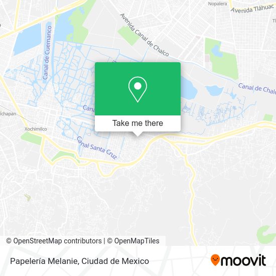 Mapa de Papelería Melanie