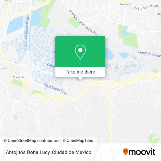 Antojitos Doña Lucy map