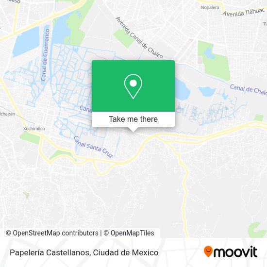 Papelería Castellanos map