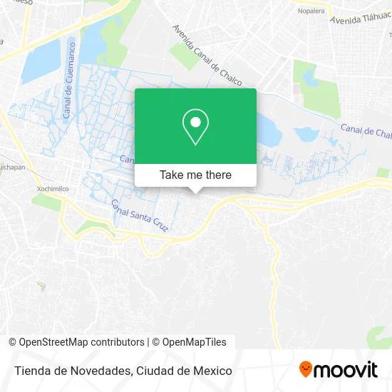 Tienda de Novedades map