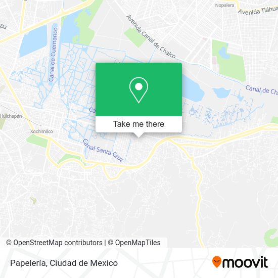 Mapa de Papelería