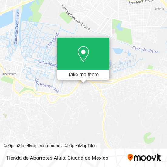 Mapa de Tienda de Abarrotes Aluis