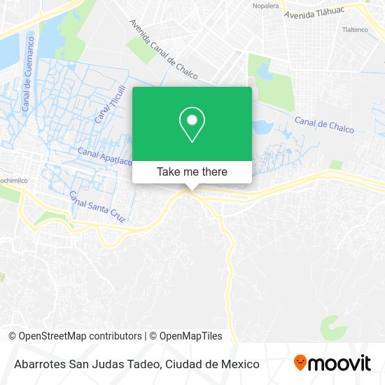 Mapa de Abarrotes San Judas Tadeo
