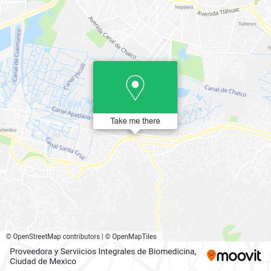 Proveedora y Serviicios Integrales de Biomedicina map