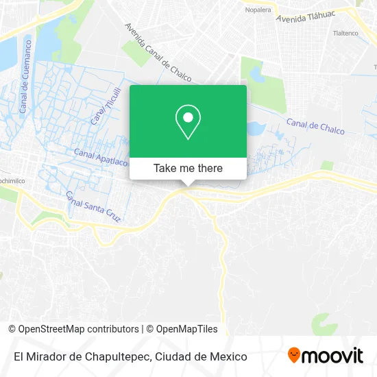 El Mirador de Chapultepec map
