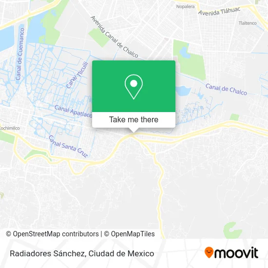 Radiadores Sánchez map