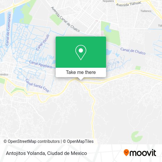 Mapa de Antojitos Yolanda