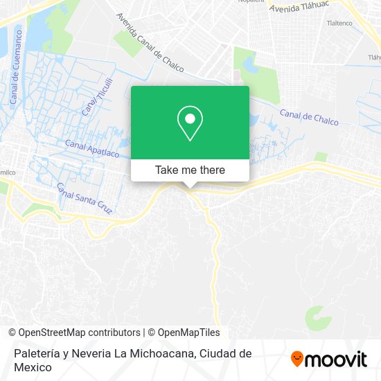 Mapa de Paletería y Neveria La Michoacana