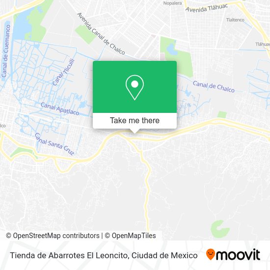 Tienda de Abarrotes El Leoncito map