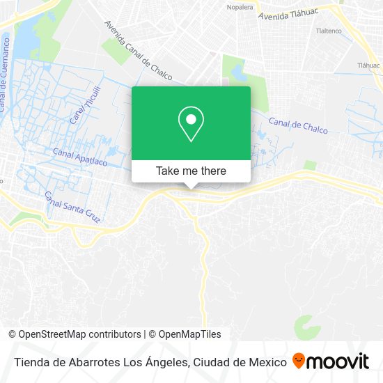 Mapa de Tienda de Abarrotes Los Ángeles