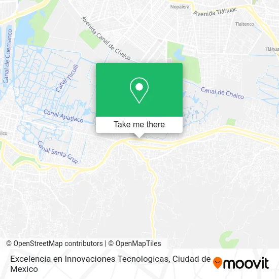 Excelencia en Innovaciones Tecnologicas map