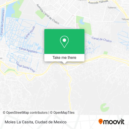Moles La Casita map