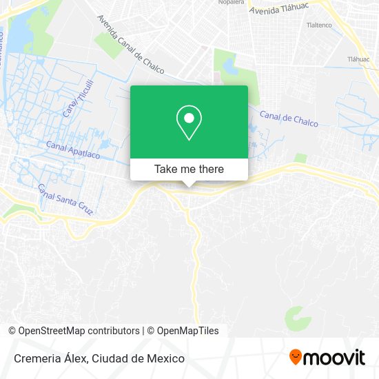 Cremeria Álex map