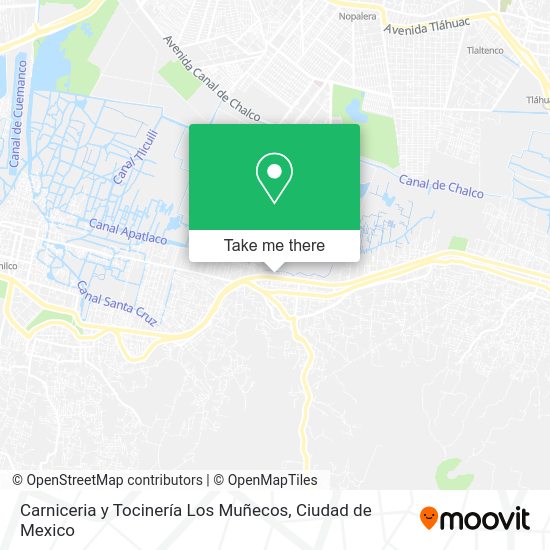 Mapa de Carniceria y Tocinería Los Muñecos