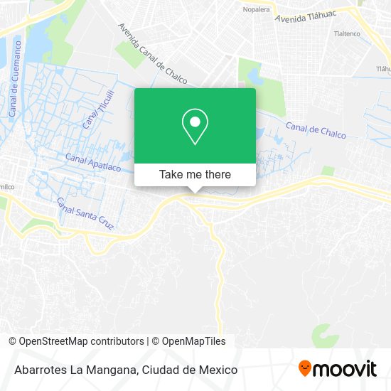 Abarrotes La Mangana map