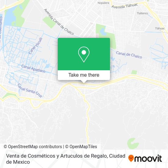 Mapa de Venta de Cosméticos y Artuculos de Regalo