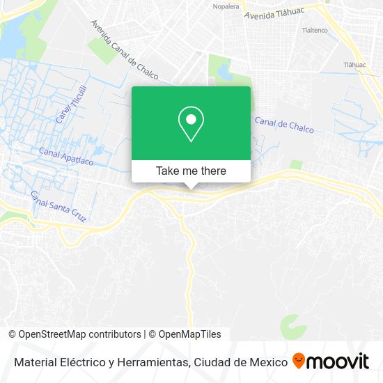 Mapa de Material Eléctrico y Herramientas