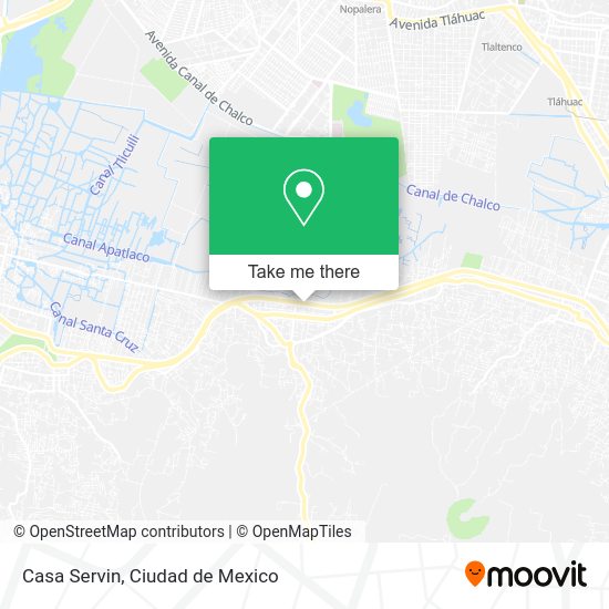 Mapa de Casa Servin