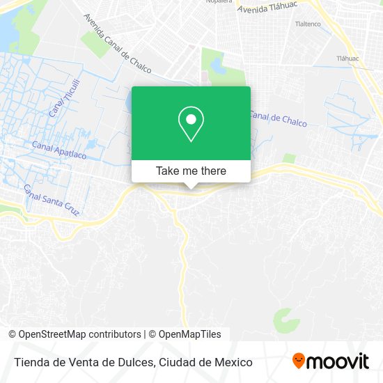 Mapa de Tienda de Venta de Dulces