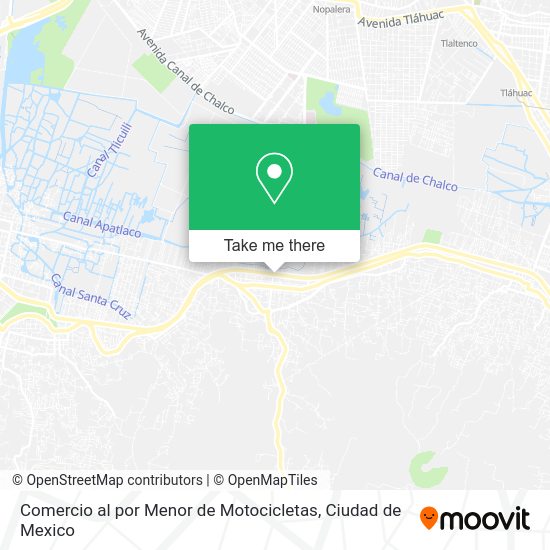 Comercio al por Menor de Motocicletas map