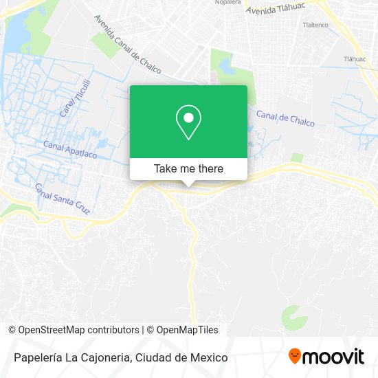 Papelería La Cajoneria map
